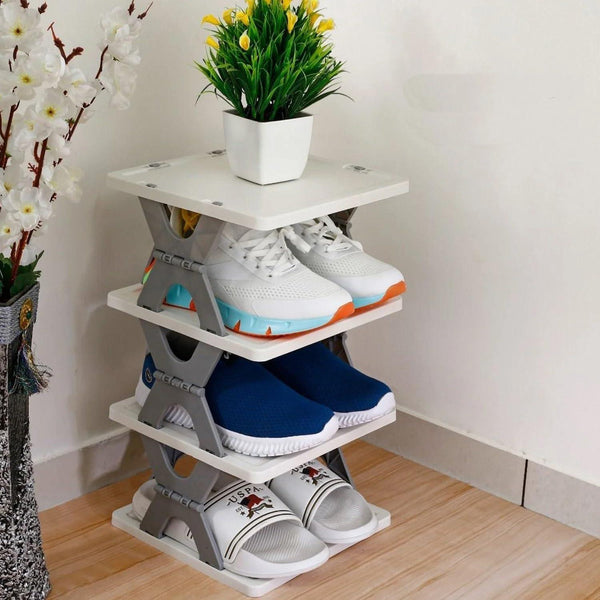 Foldable Space Saving Shoes Rack 3 Layer