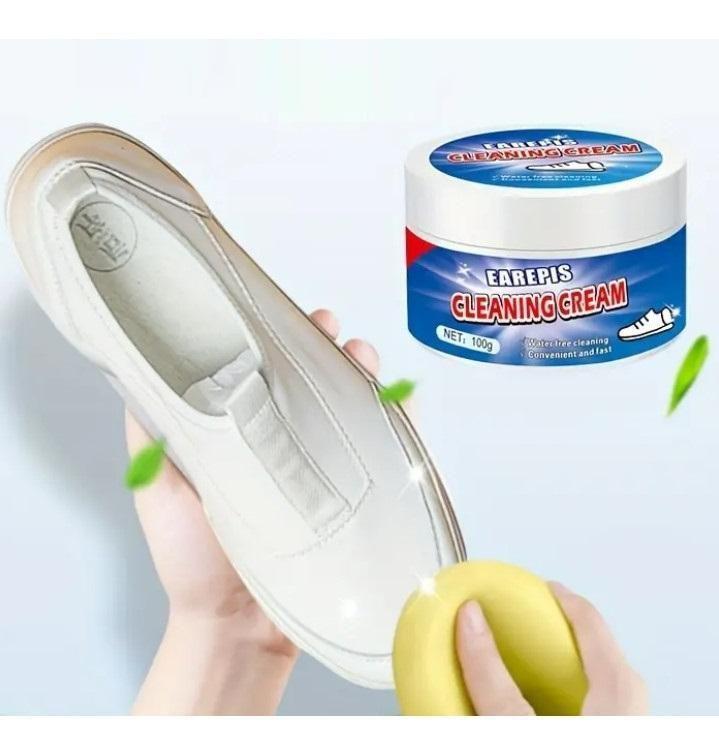 Multipurpose Whitening Cleaning Cream with Sponge