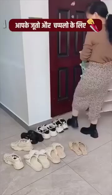 Foldable Space Saving Shoes Rack 3 Layer